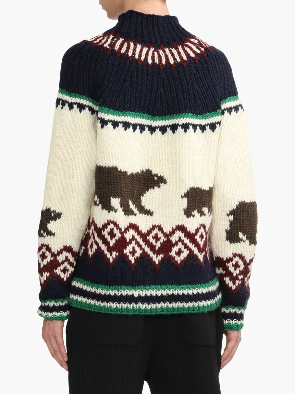 patterned intarsia-knit jumper - 4