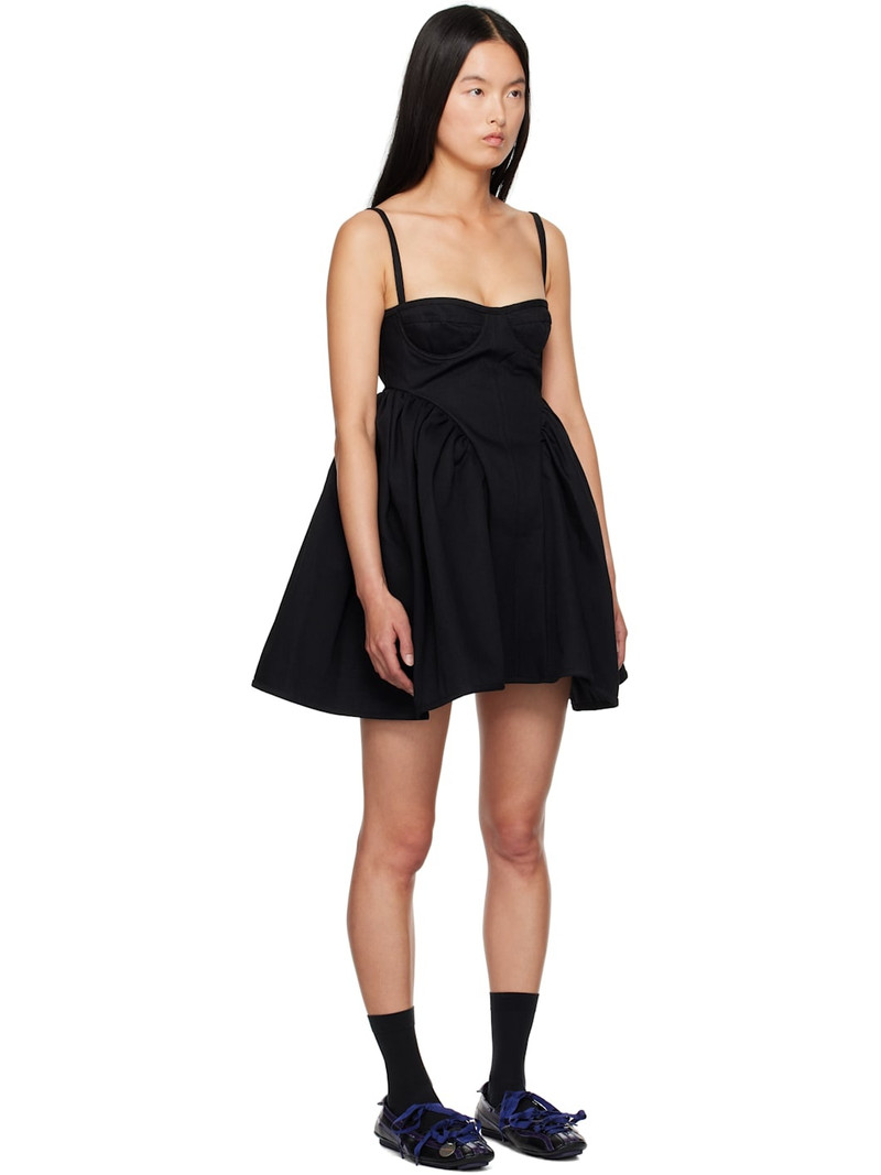 Black Ovid Denim Minidress 2
