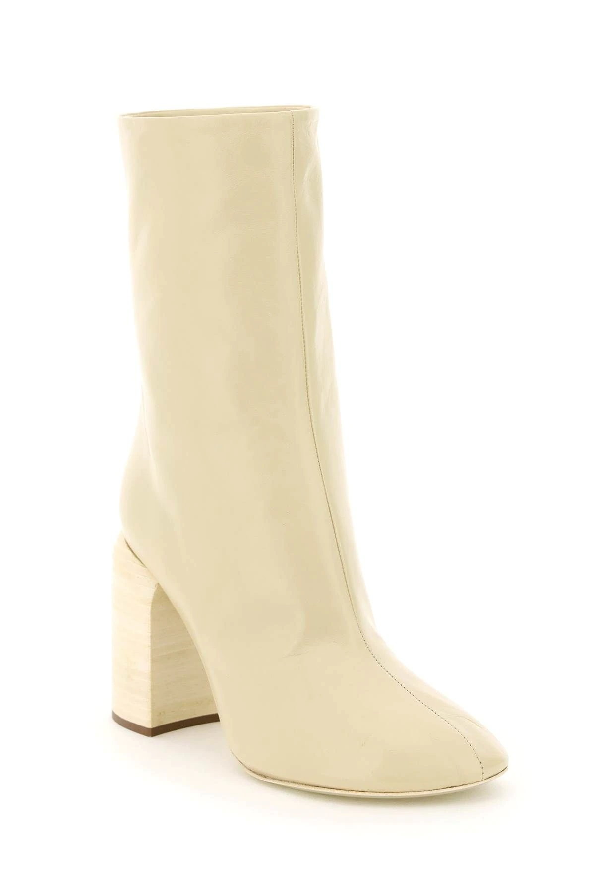 MID-CALF BOOTS WITH WOOD HEEL - 4