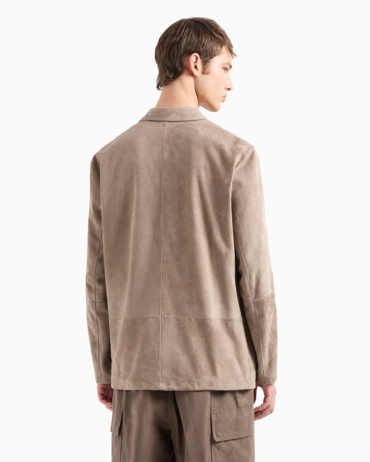 SUEDE GOATSKIN SINGLE-BREASTED JACKET - 3