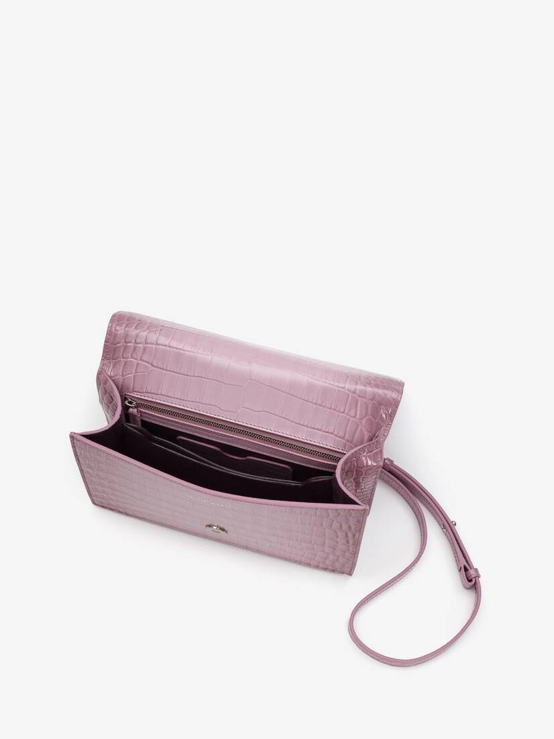 Women's Jewelled Satchel in Antique Pink 4