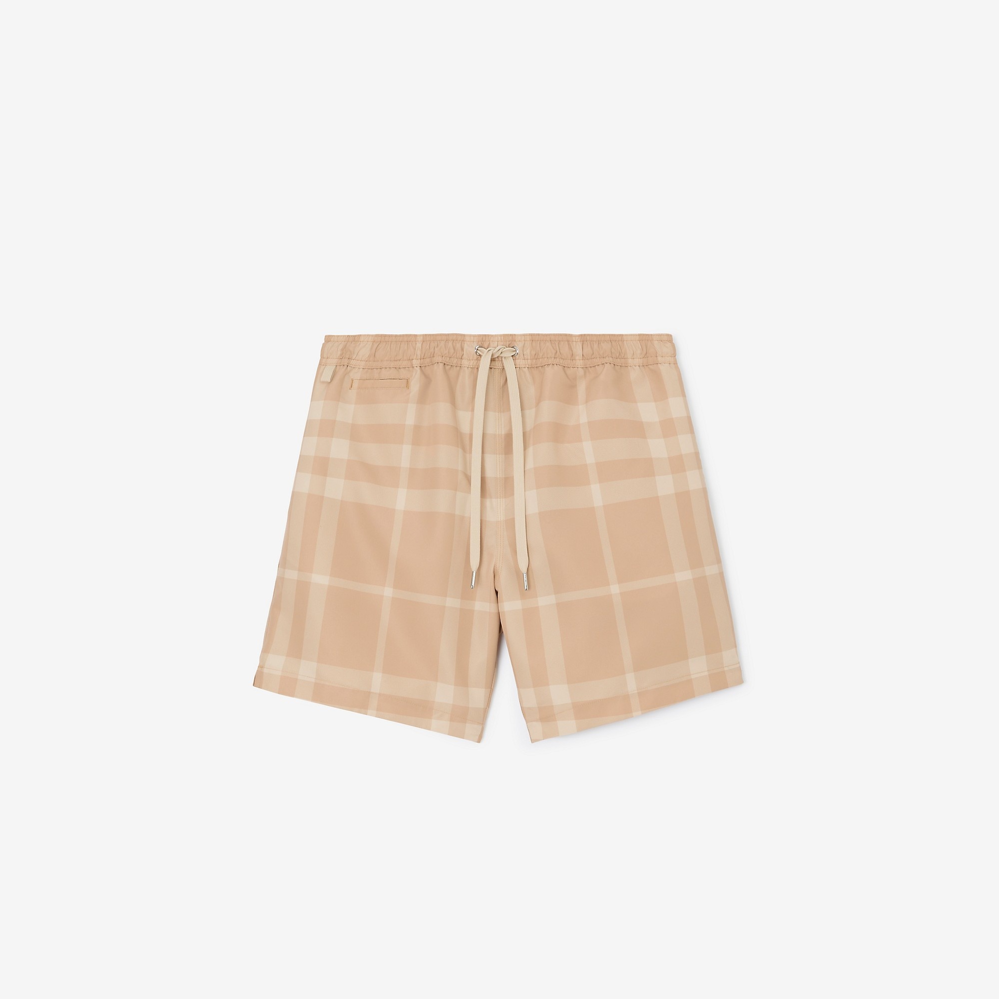 Check Drawcord Swim Shorts - 1