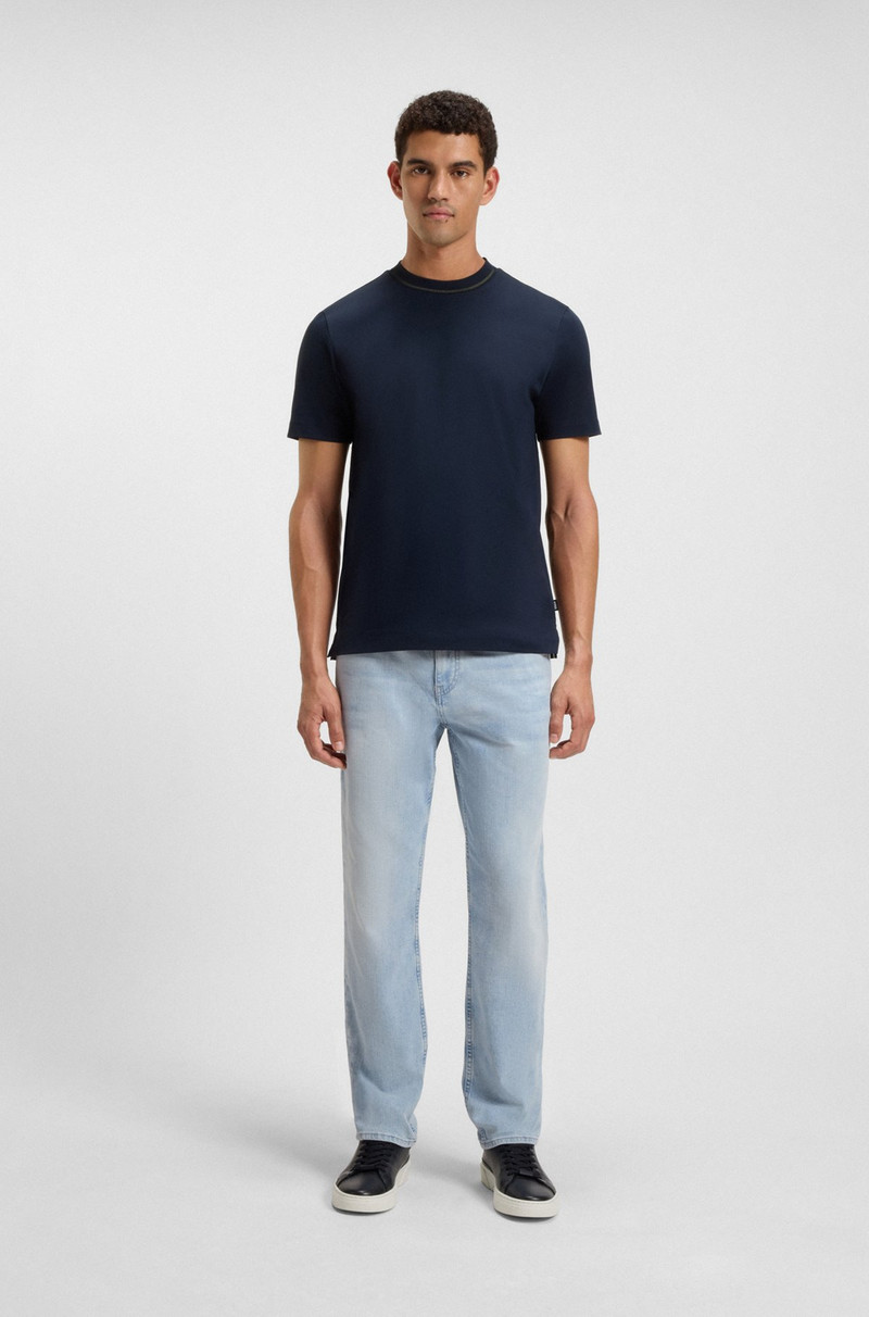 BOSS MAINE REGULAR-FIT JEANS IN BLUE MECHANICAL-STRETCH DENIM outlook