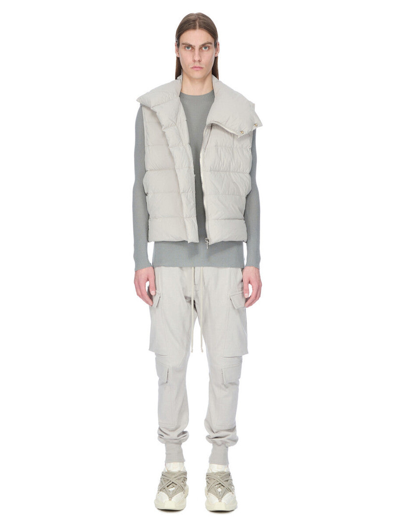 Rick Owens Blue Concordians Ribbed Round Neck Sweater outlook