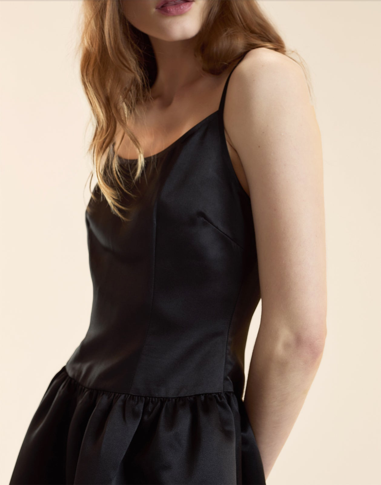 Genevive Satin Midi Dress - 7