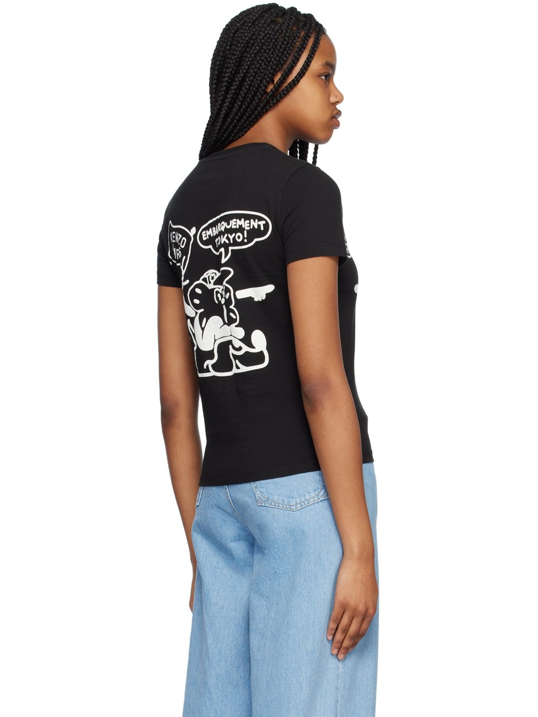 Black Kenzo Paris Boke Boy Travels T-Shirt - 3