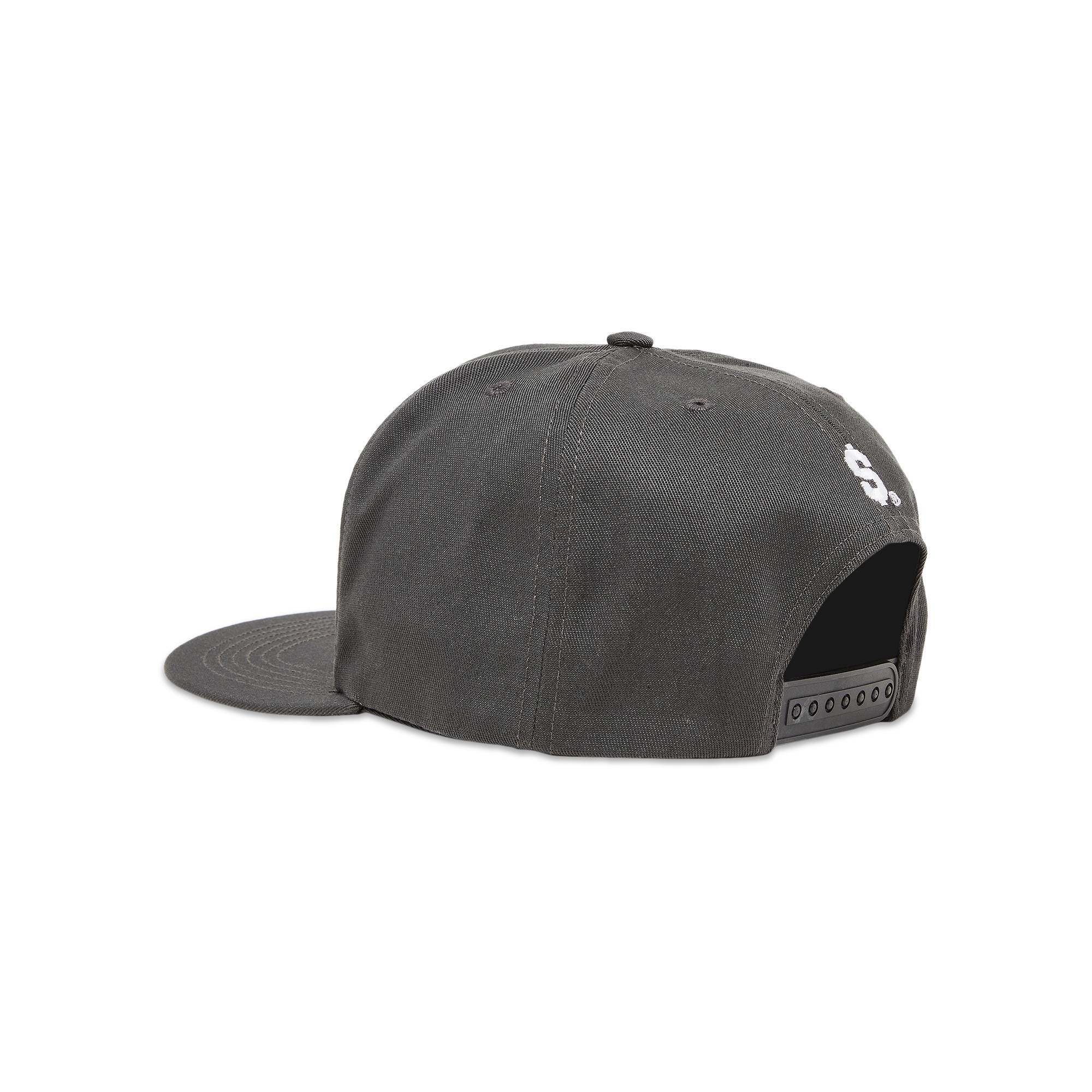 Supreme Supreme Handstyle 6-Panel 'Charcoal' | REVERSIBLE