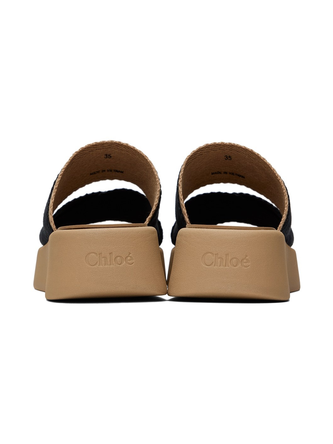 Black Mila Slide Sandals - 2