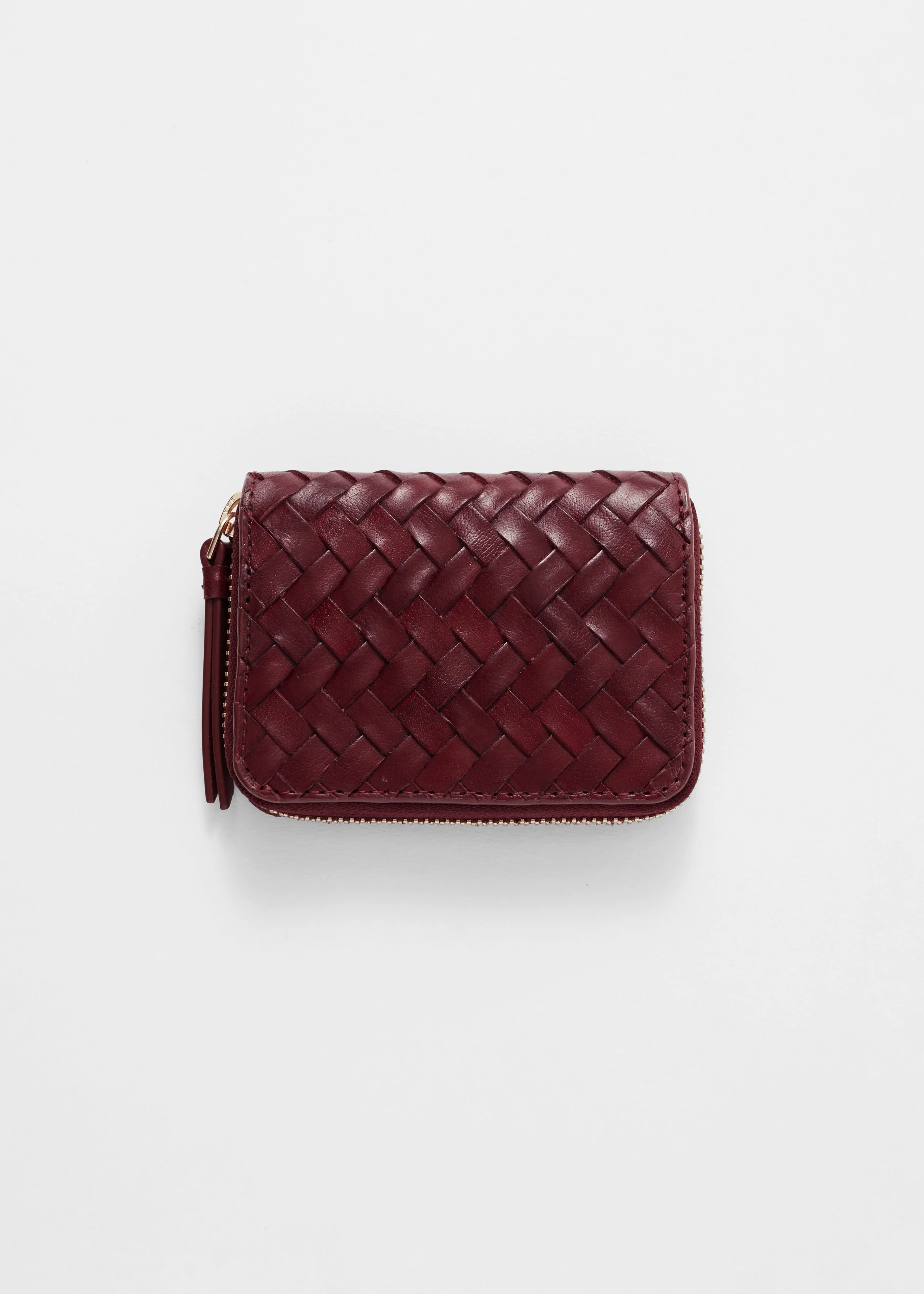 Braided Leather Wallet - 1