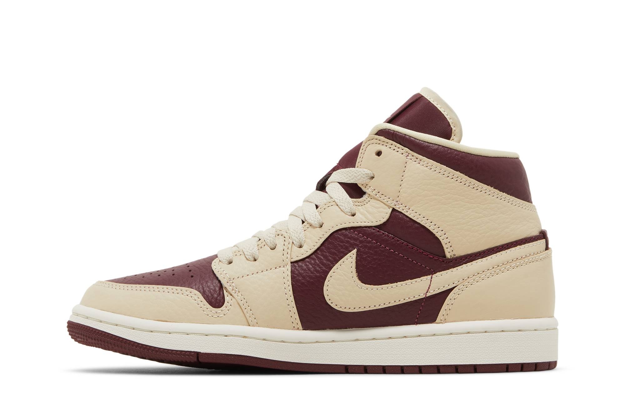 Wmns Air Jordan 1 Mid SE 'Split - Beach Cherrywood' - 3