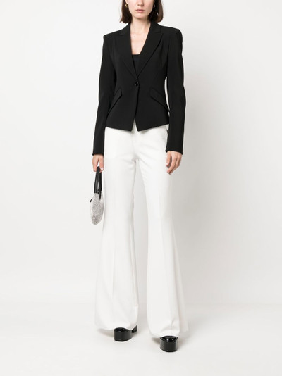 PHILIPP PLEIN mid-rise flared trousers outlook