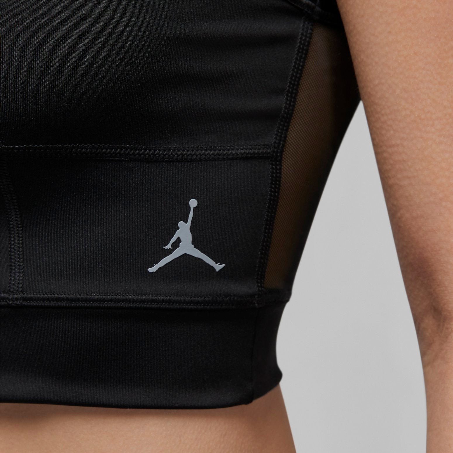 (WMNS) Air Jordan Sport Crop Top 'Black' DZ3235-010 - 2