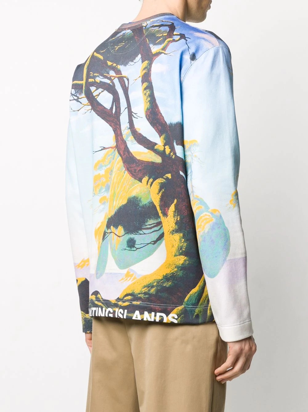 Floating Island print sweatshirt - 4