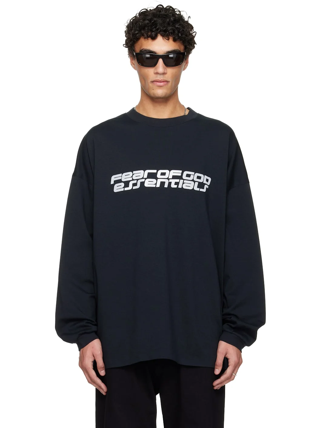 Black Holiday Ponte 90s Long Sleeve T-shirt - 1