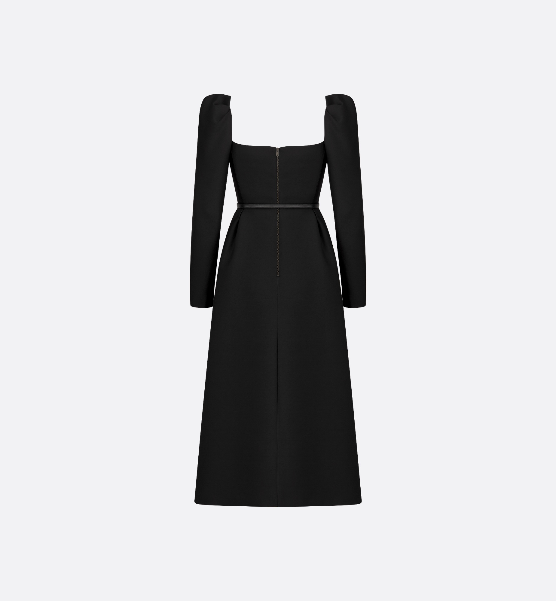 Mid-Length Belted Dress - 2