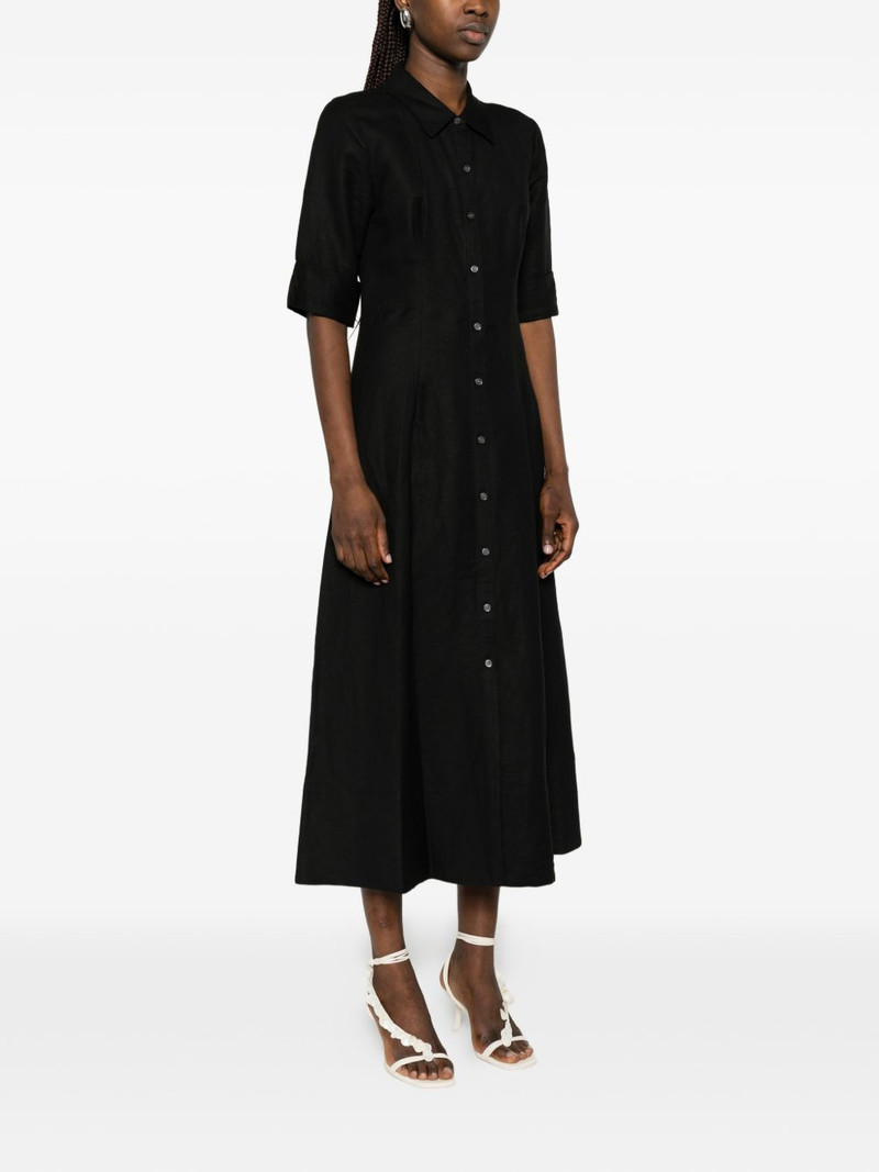 buttoned midi shirt dress 3