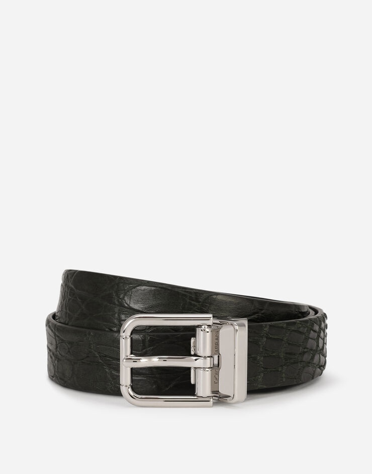 Crocodile skin belt - 1