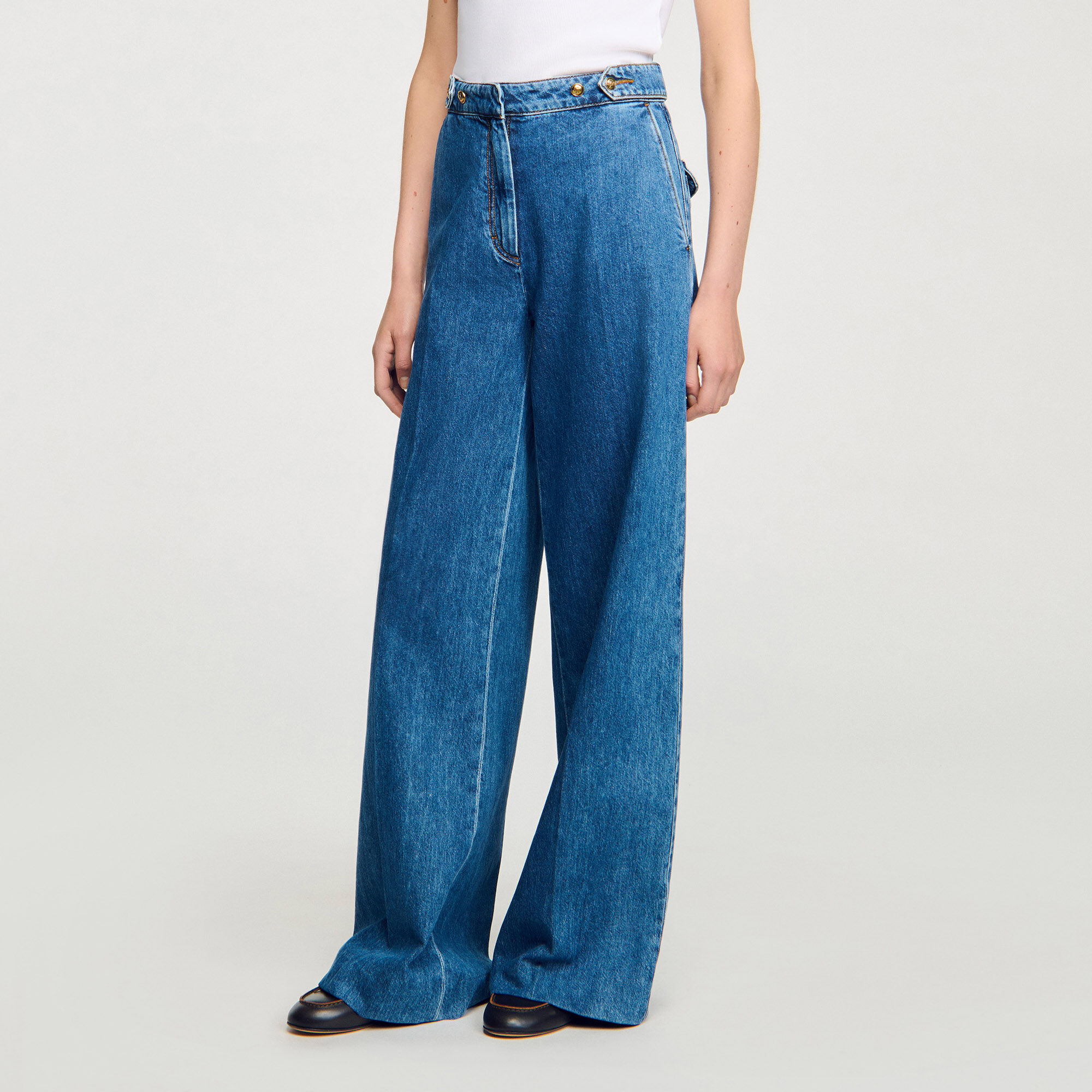 WIDE-LEG JEANS - 4