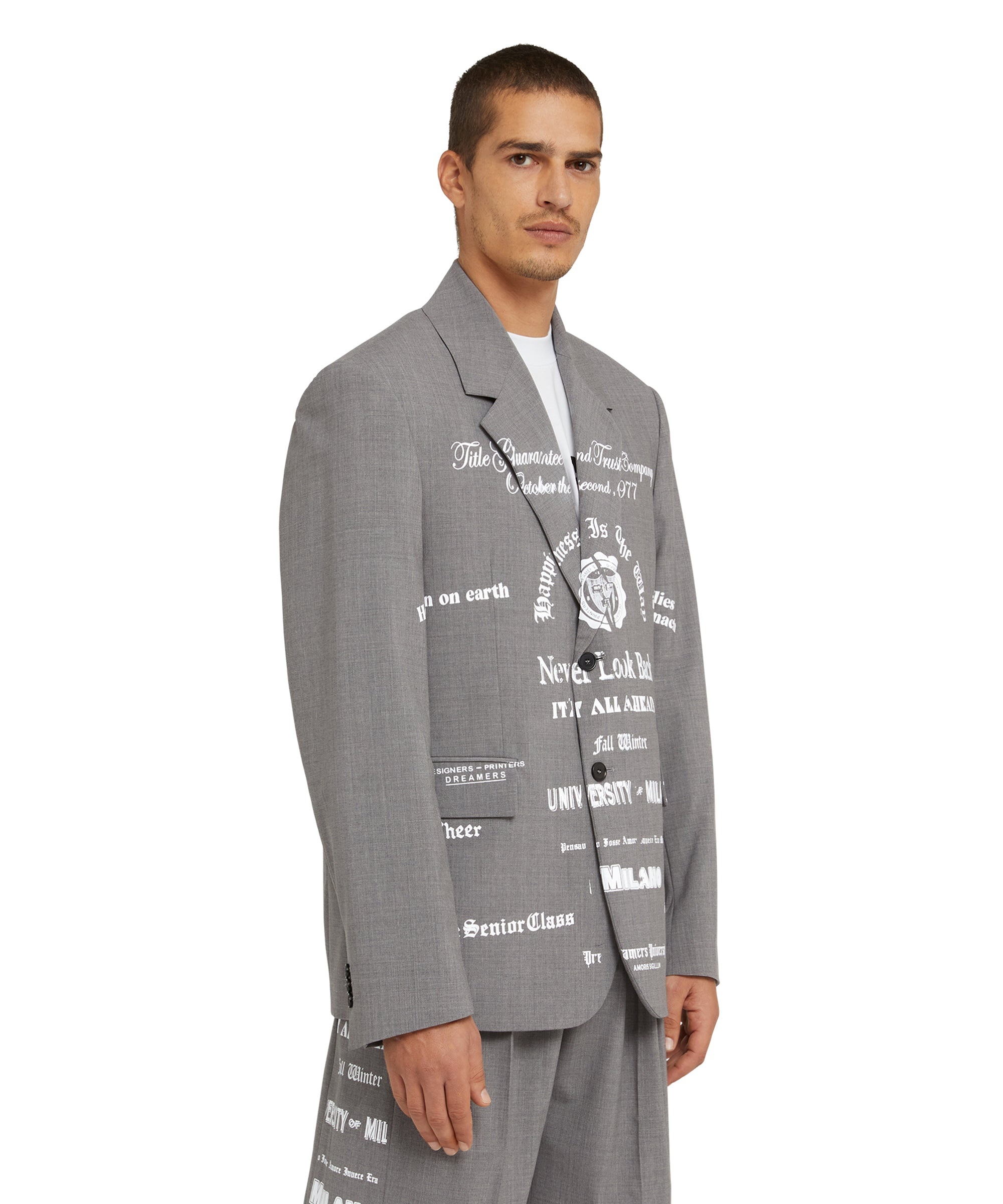 Wool "Dreamers University" jacket - 4