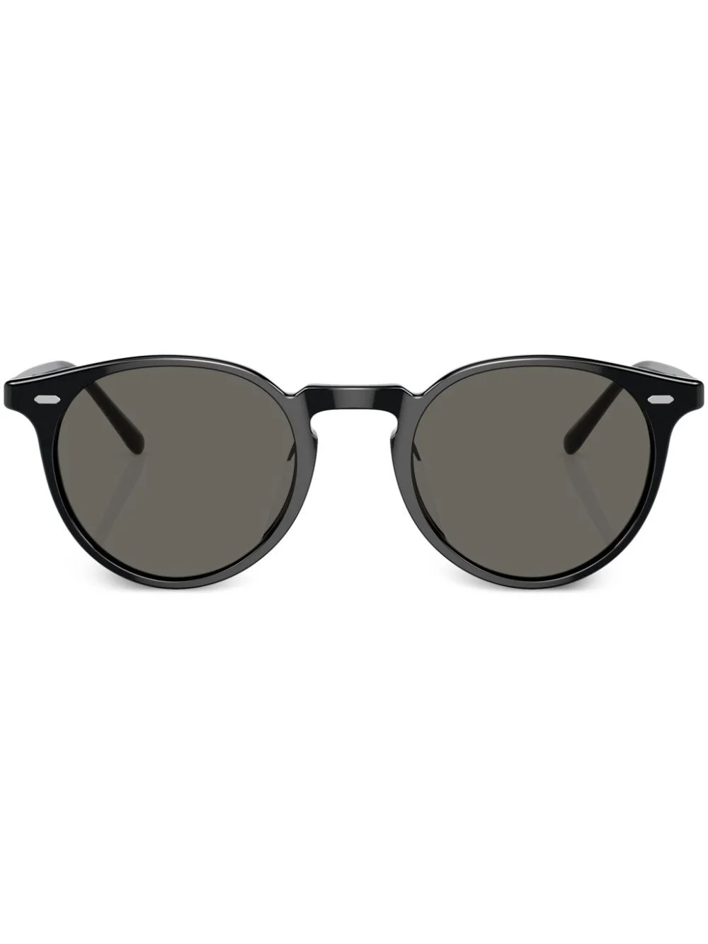 round-frame tinted-lenses sunglasses - 1