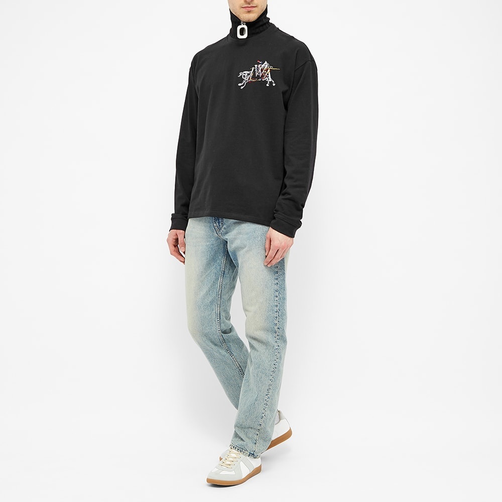 JW Anderson Long Sleeve Camelot Embroidered Tee - 5