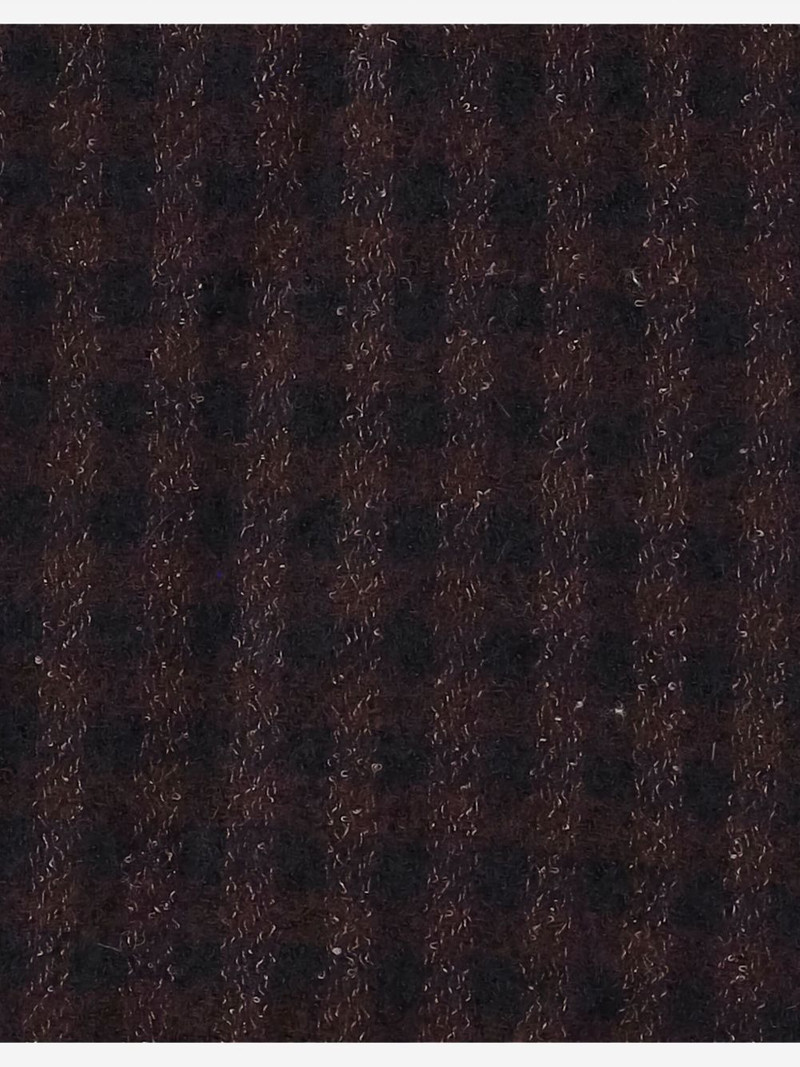 Faliero Sarti plaid fringed scarf outlook
