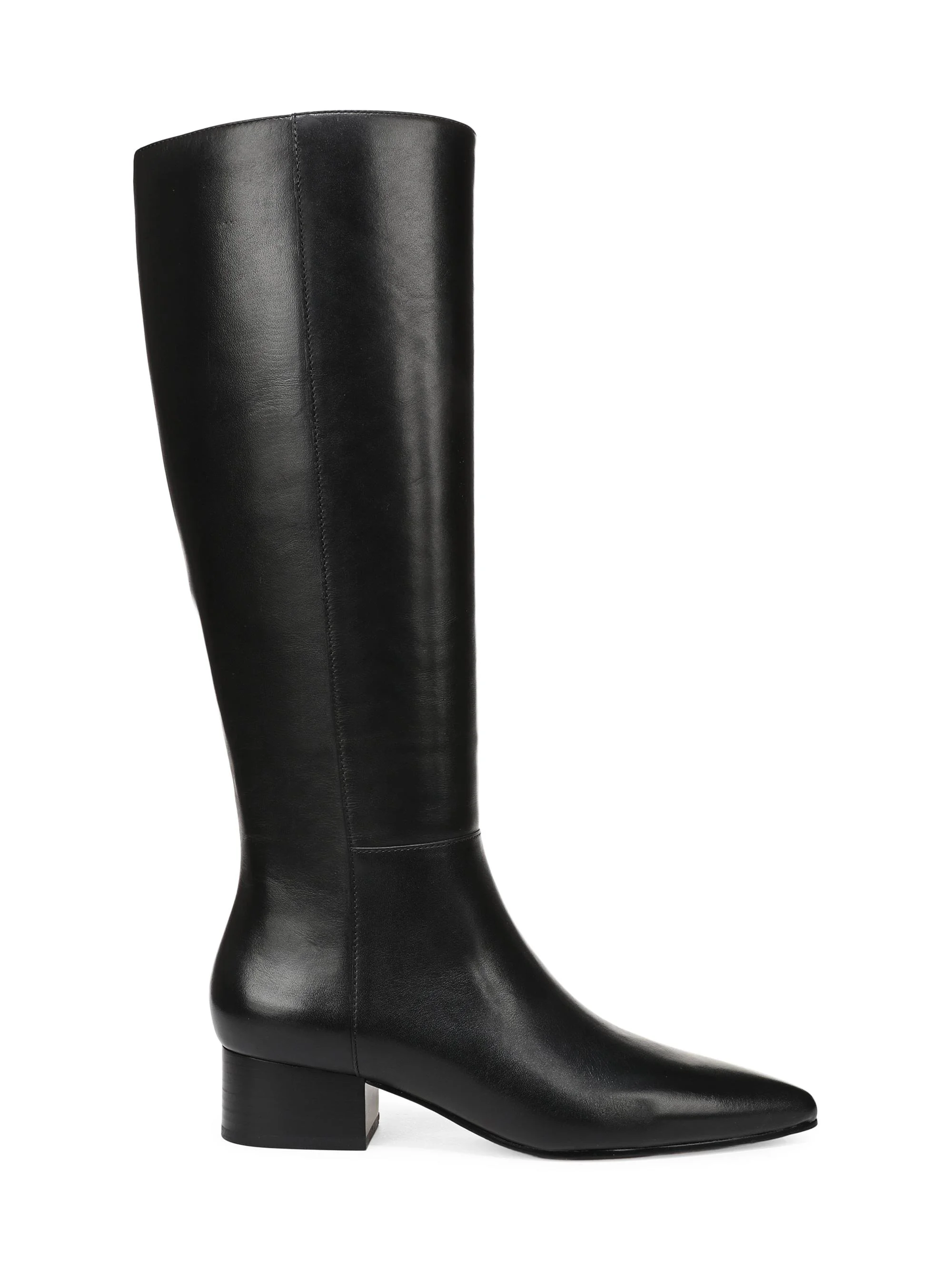 Women's Adan 40MM Leather Knee-High Boots - Black - 1