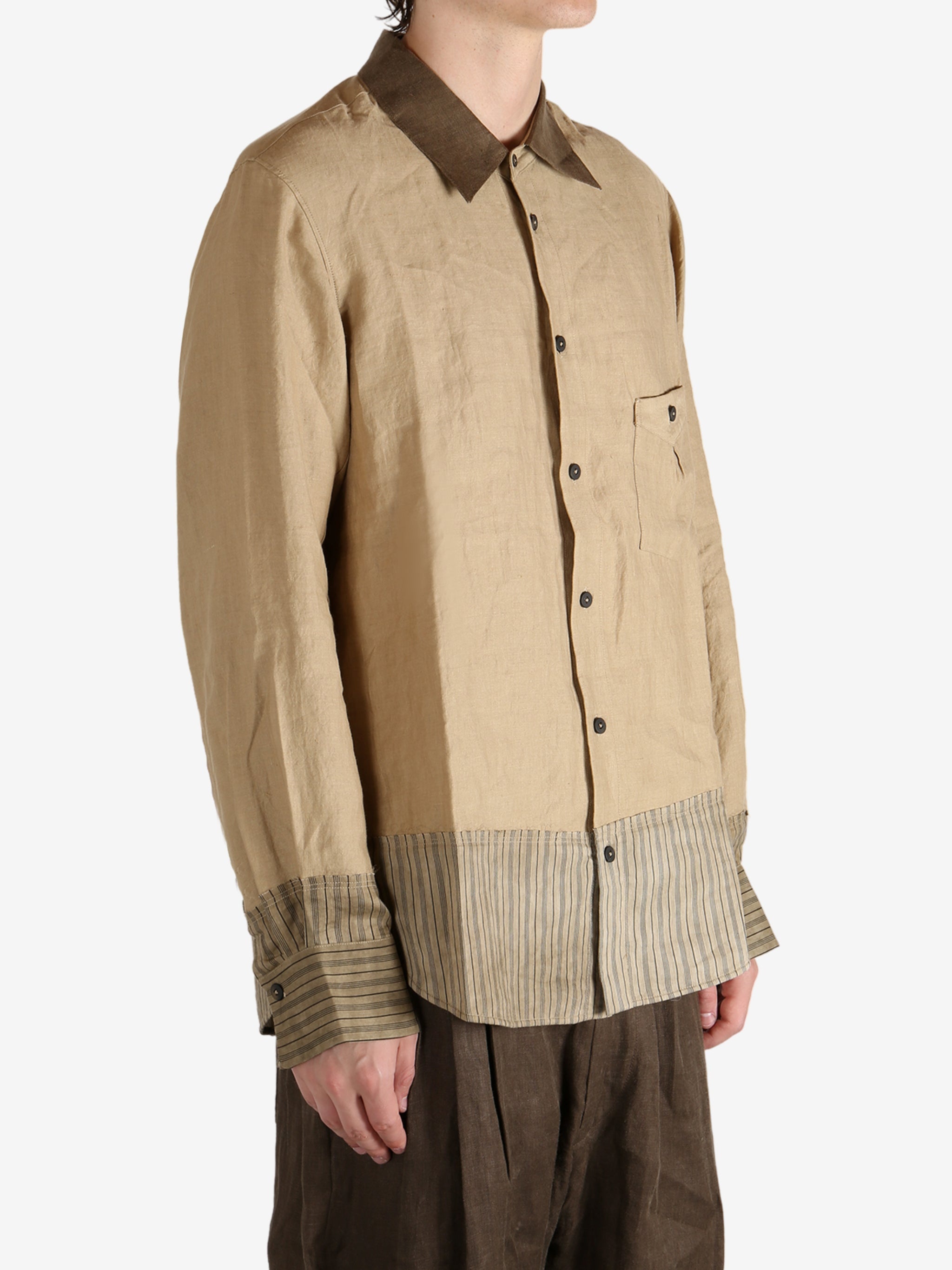 ZIGGY CHEN - Men Classic Spread Collar Shirt - 2