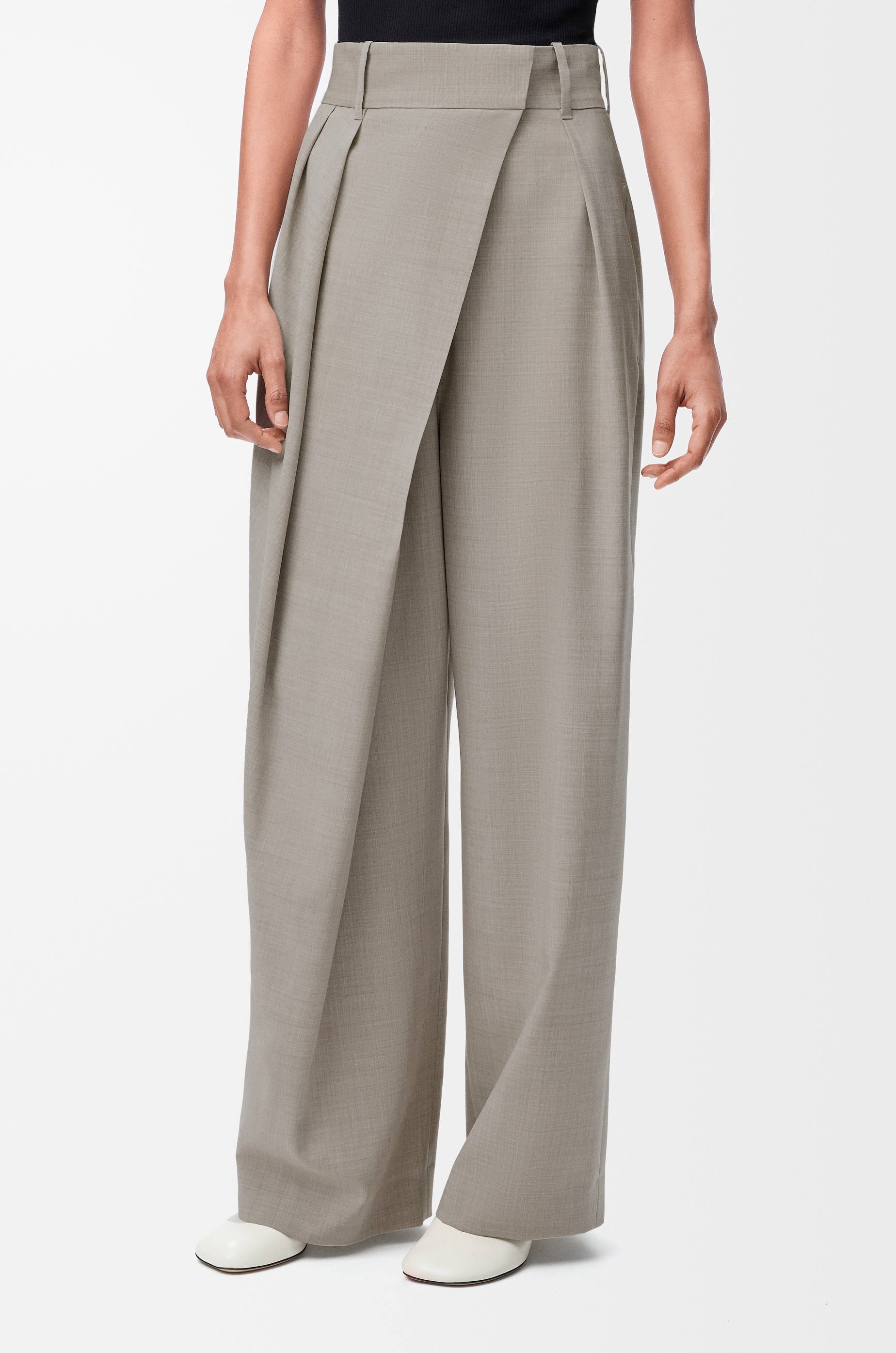 Wrap trousers in wool - 3