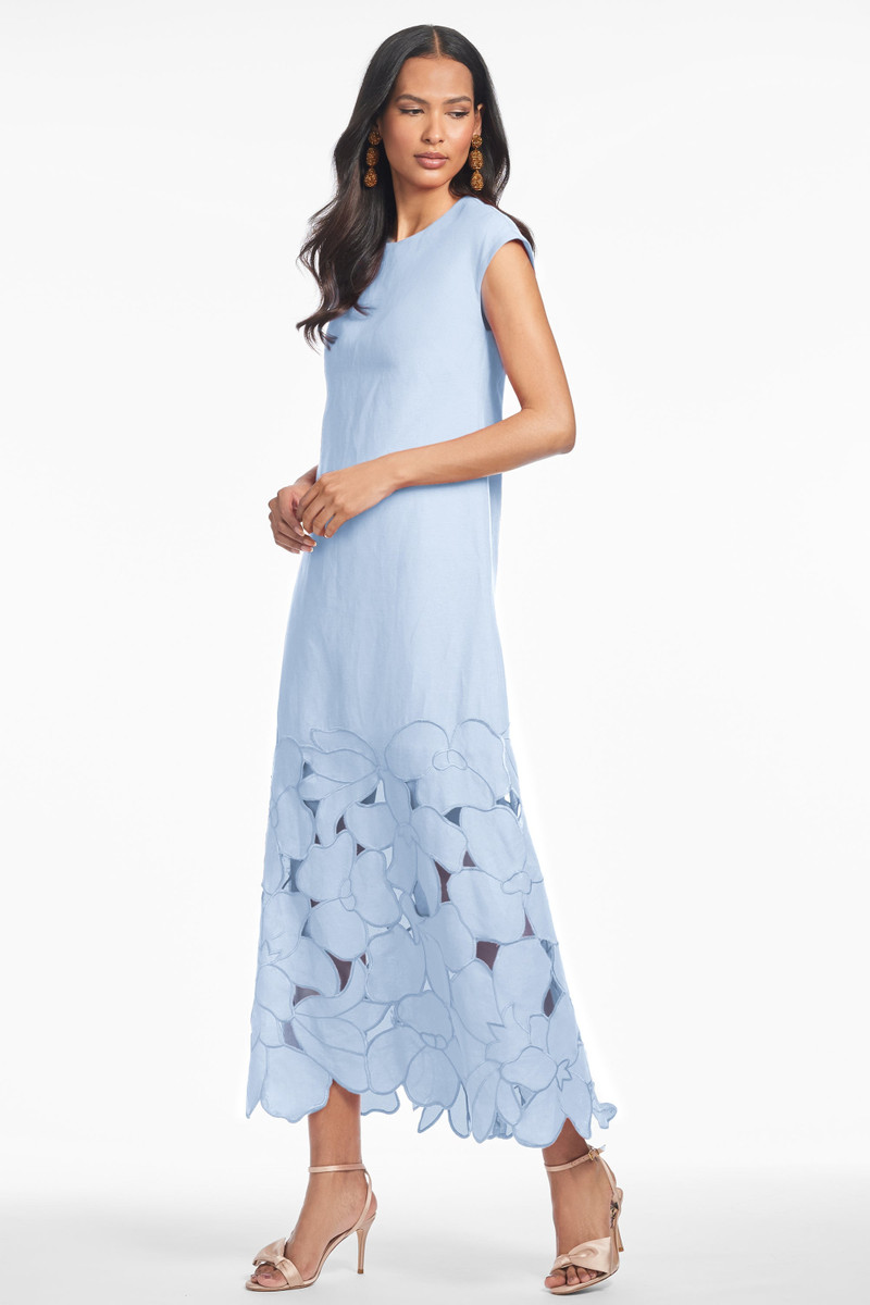 SABETTE DRESS - DELFT BLUE 1