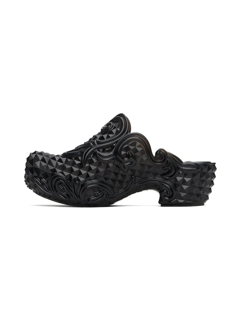 Black Melissa Edition Court Clogs 3