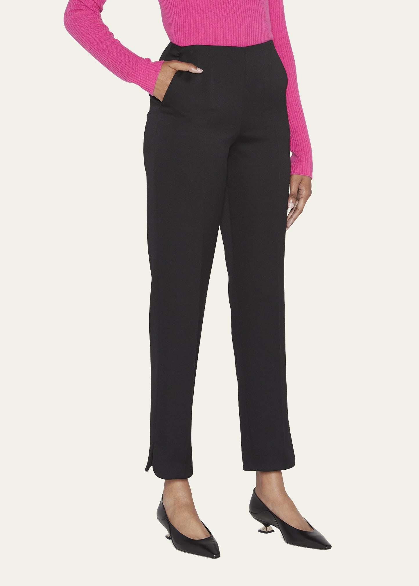 Virgin Wool Tuxedo Pants - 4