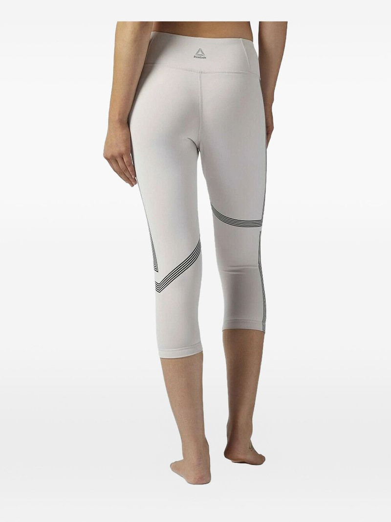 Reebok linear three-quarter leggings outlook
