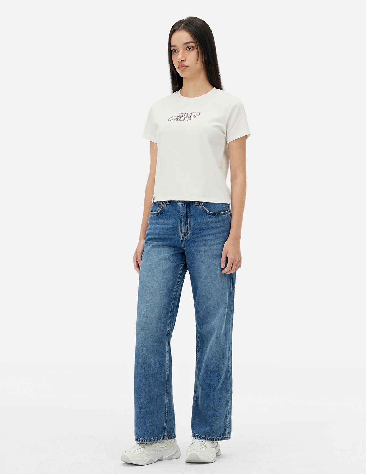 "EV" Print Slim Fit T-shirt - 3