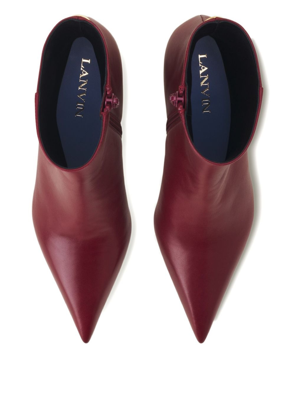pointed-toe sculpted-heel boots - 4