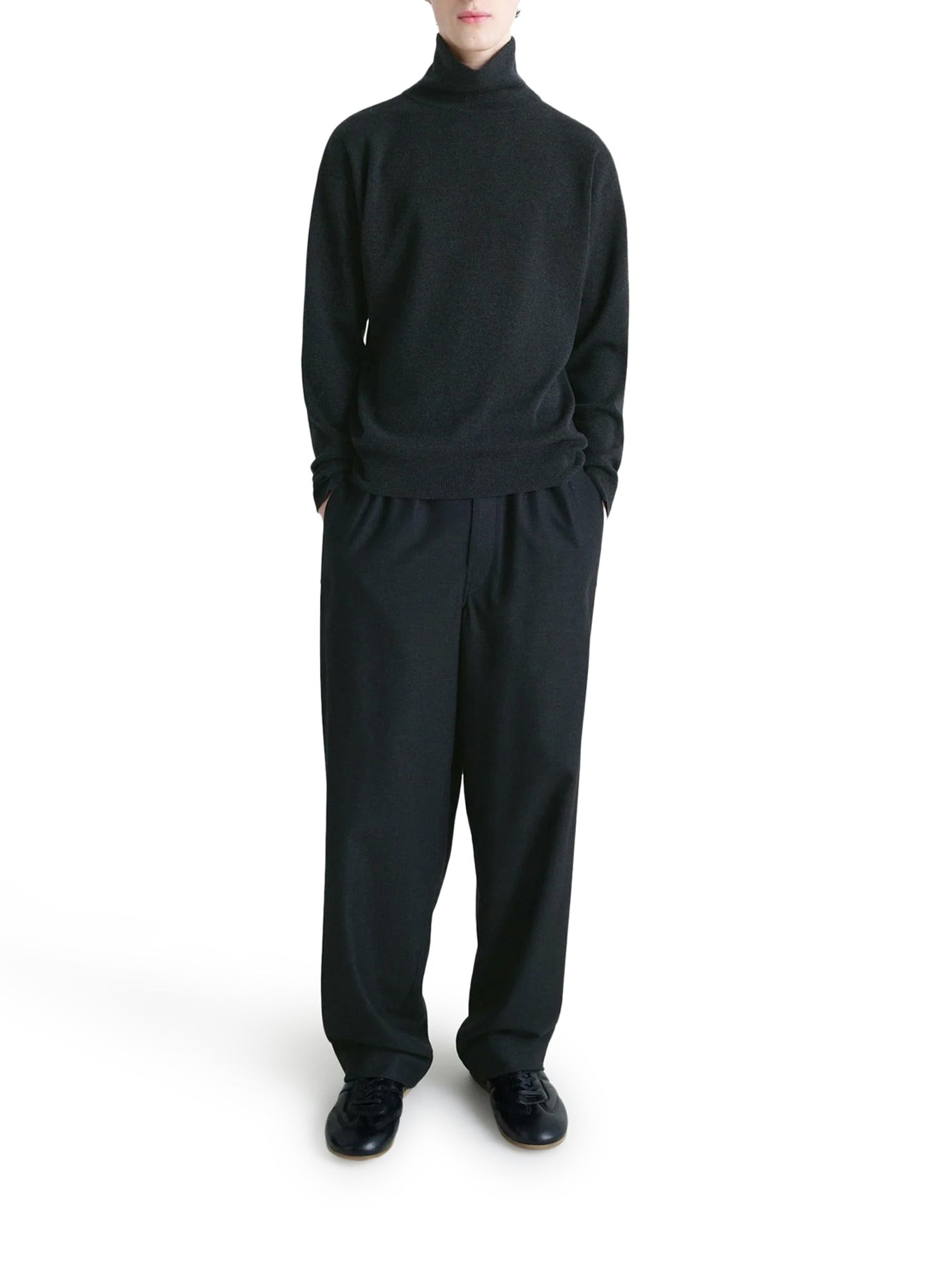 WOOL HIGH NECK SWEATER - 2