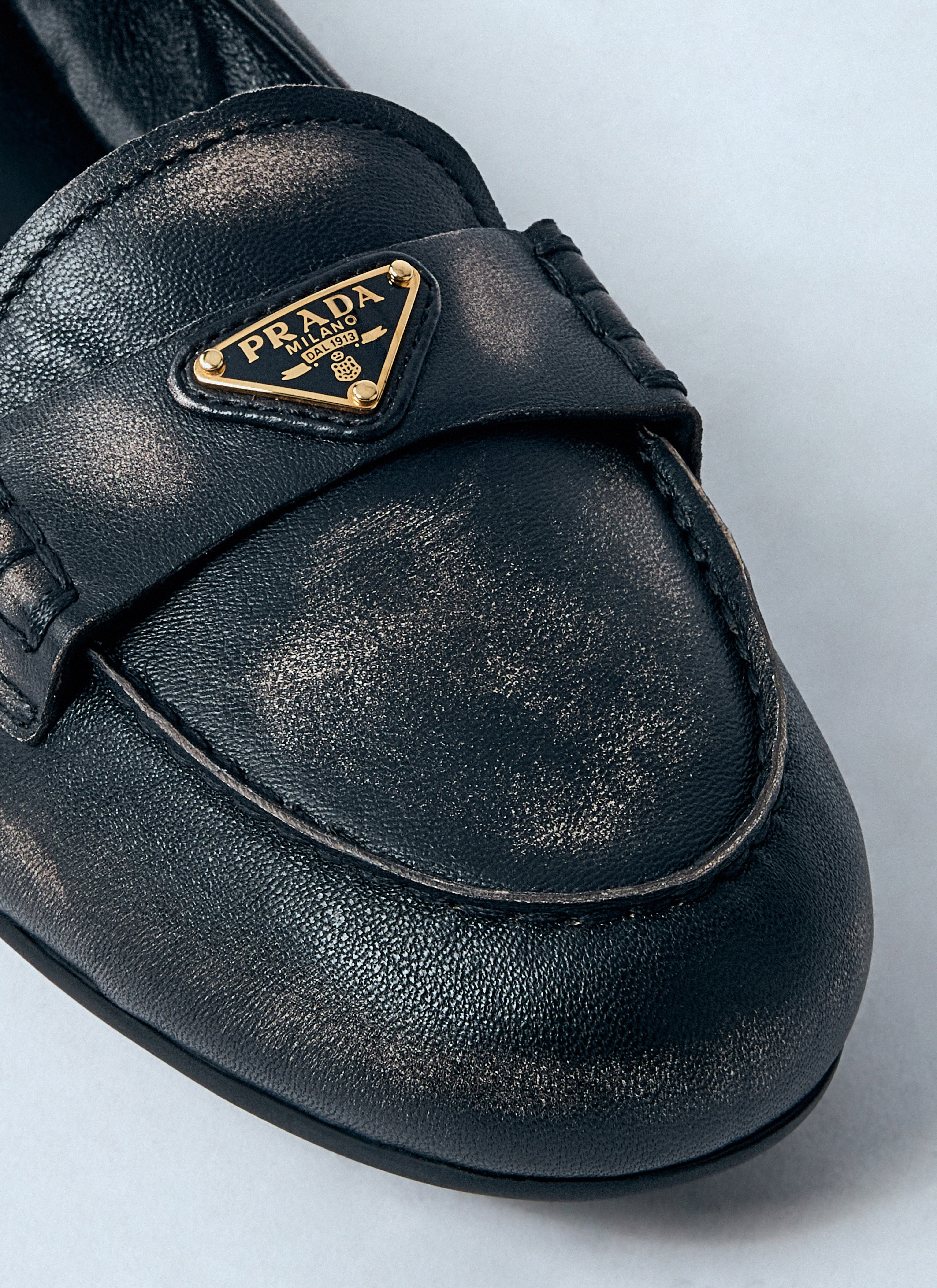 Prada Women Logo Plaque Loafters - 3