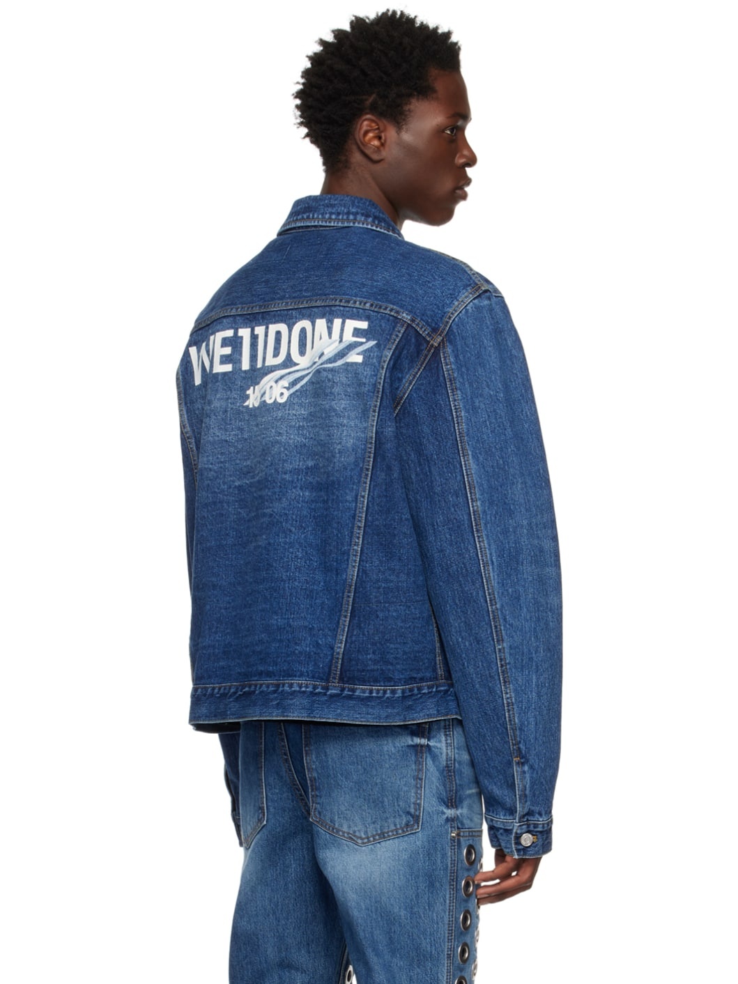 Blue Faded Denim Jacket - 3