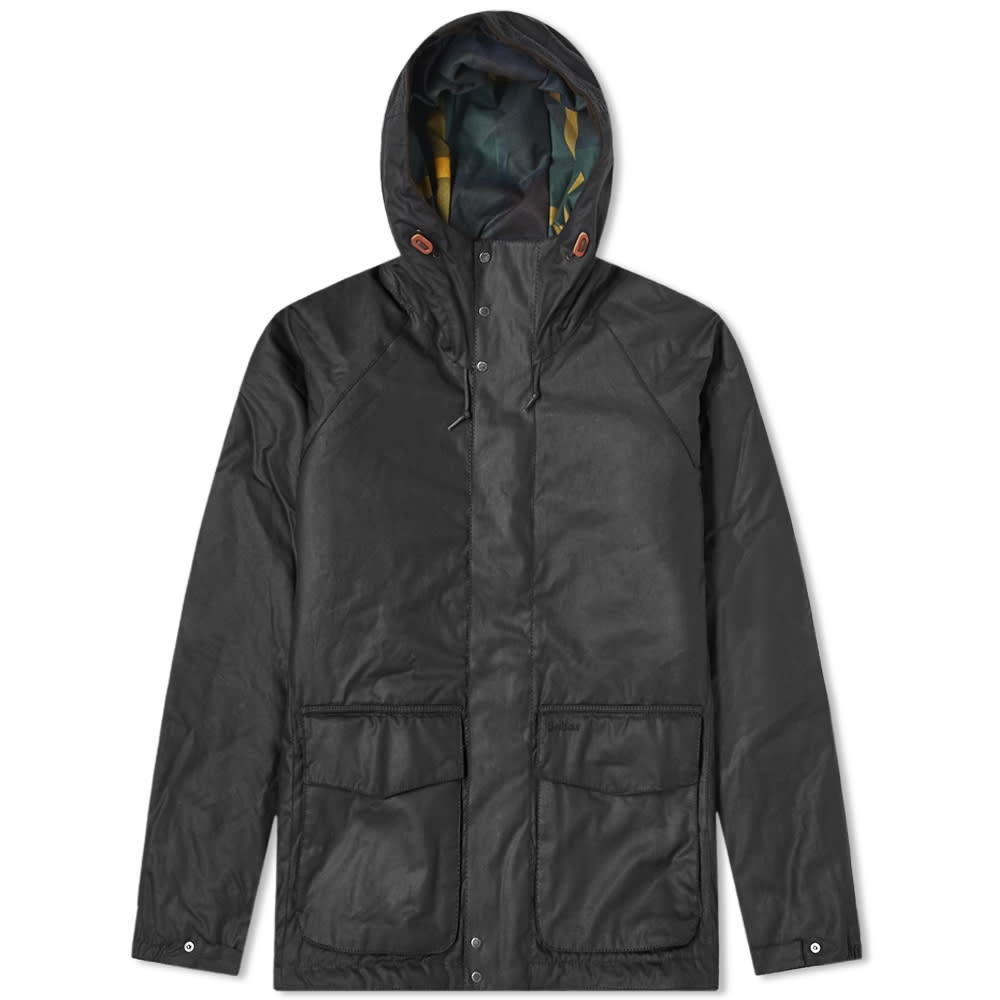 Barbour Grendle Hooded Wax Jacket - 1