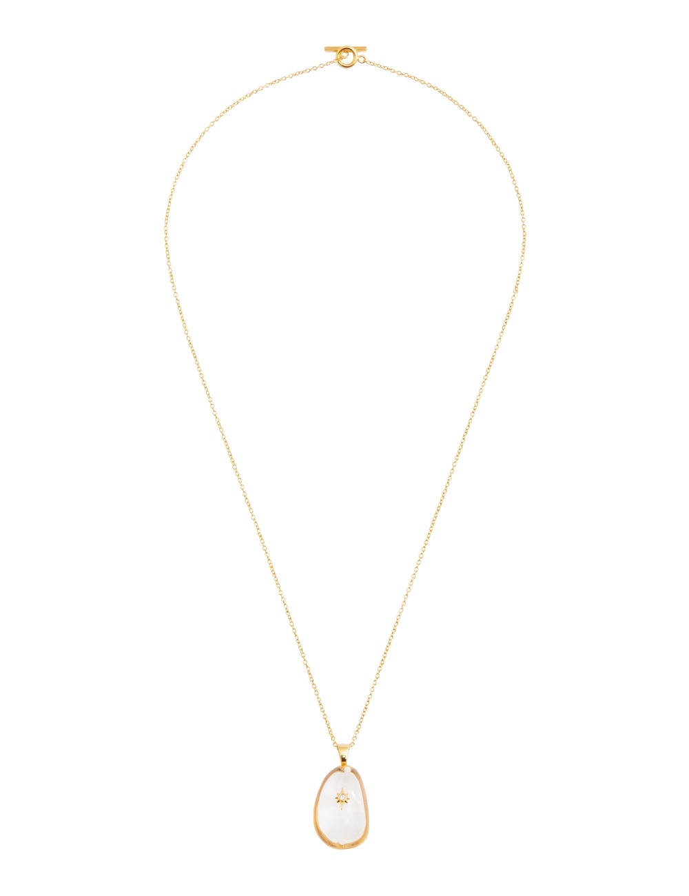 CRYSTAL PEBBLE NECKLACE - 1