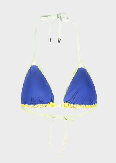 Paul Smith Lime Ombre Triangle Bikini Top outlook