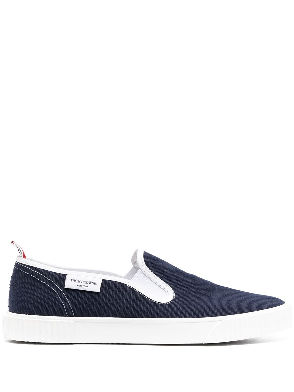 slip-on flat sneakers - 1