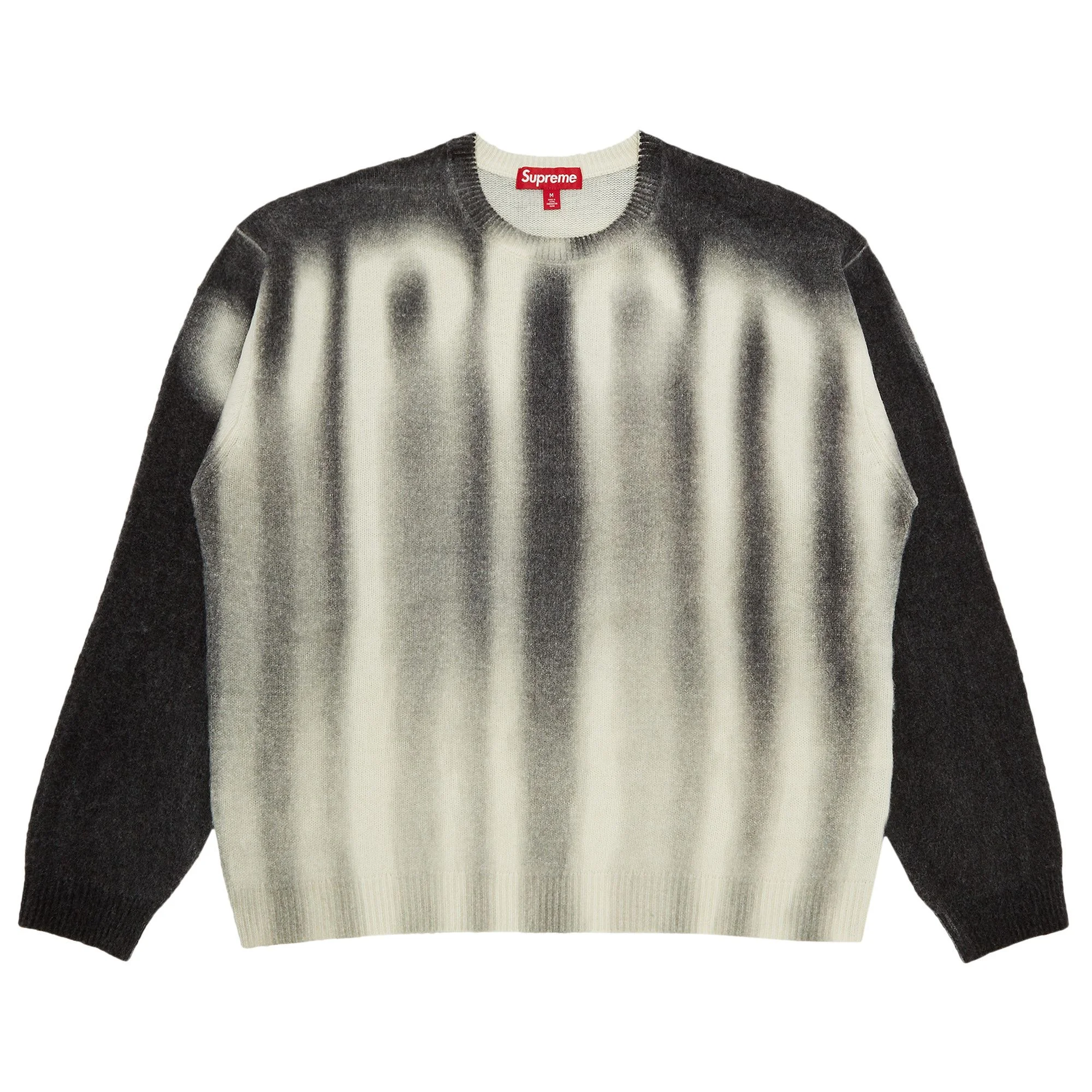 Supreme Blurred Logo Sweater 'Black' - 1