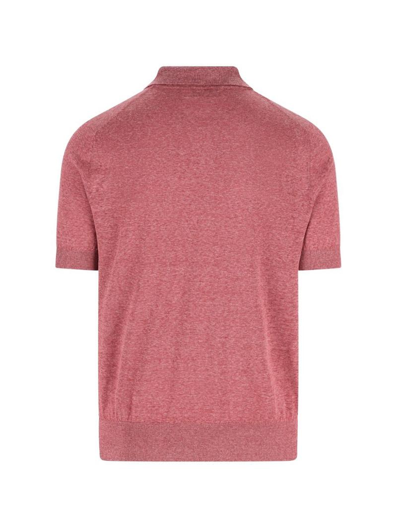 Brunello Cucinelli short-sleeve polo shirt outlook