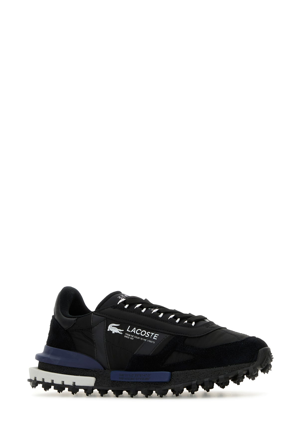Black fabric and suede Elite Active sneakers - 2