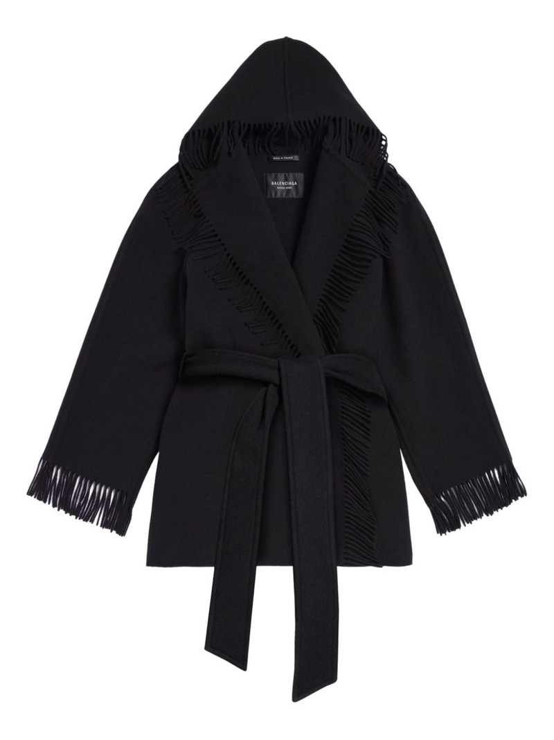 fringed-edge hooded cardi-coat 1