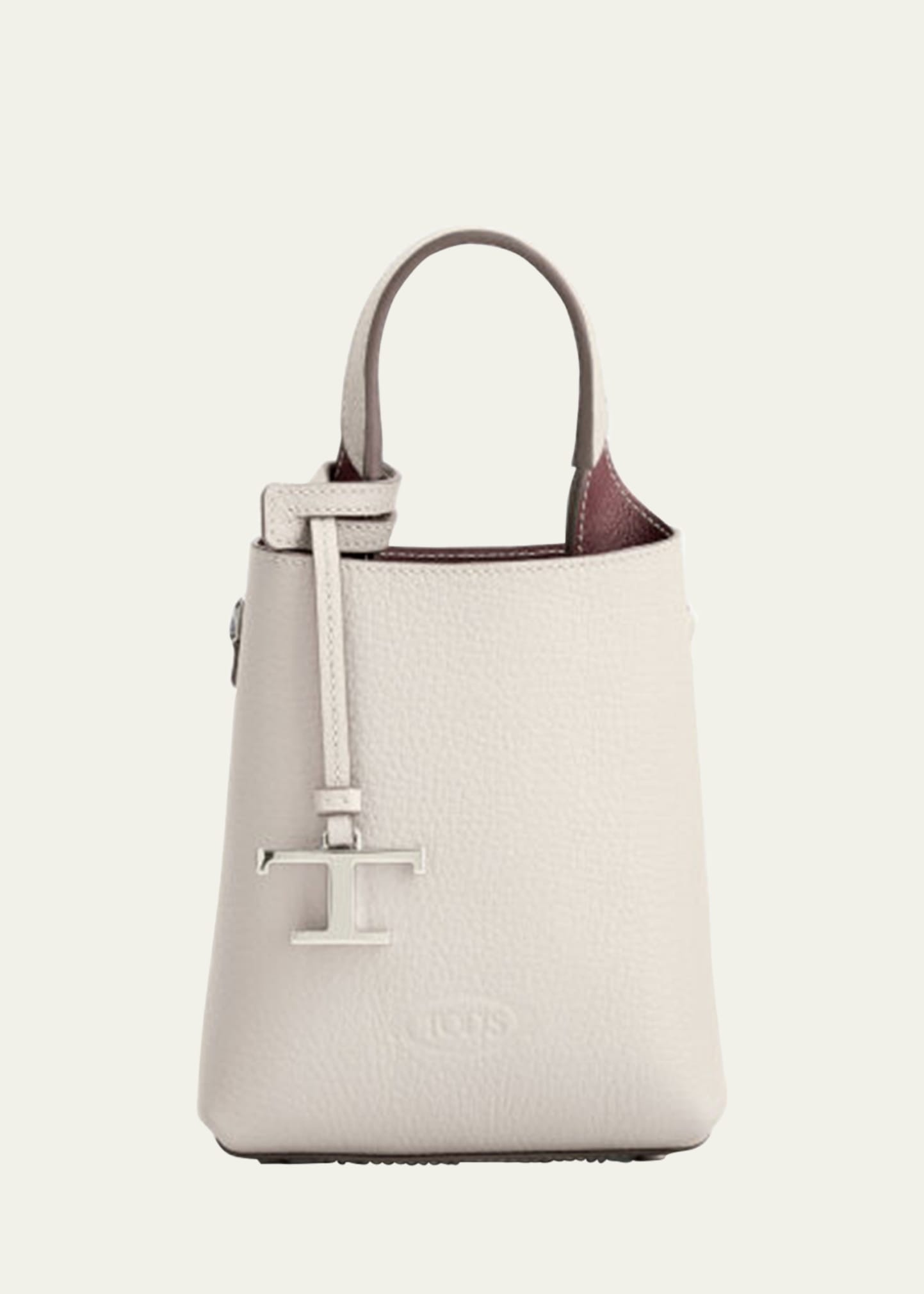 Micro Calf Leather Top-Handle Bag - 1