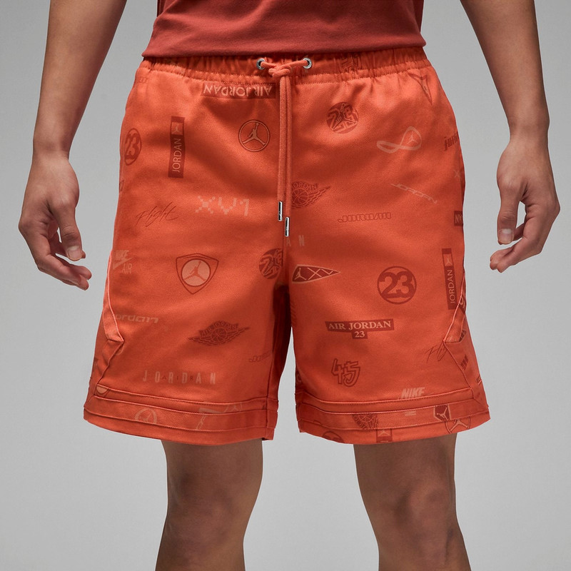 Jordan Air Jordan Flight Heritage Shorts 'Light Sienna' DX9725-812 outlook
