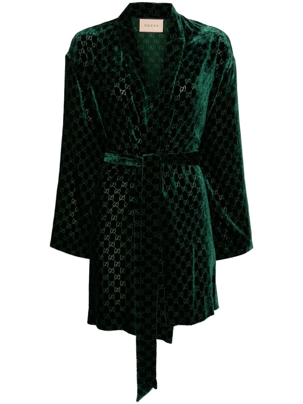 GUCCI GG-jacquard velvet shirt farfetch REVERSIBLE