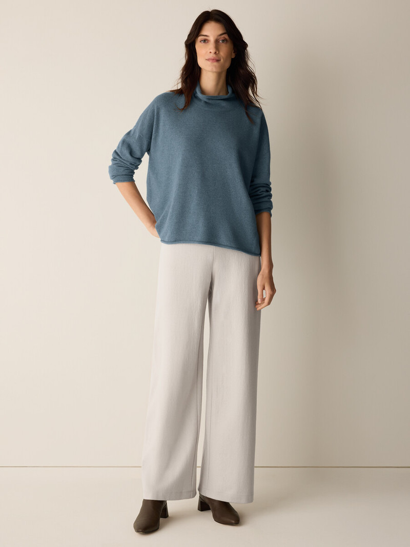 EILEEN FISHER Italian Cashmere Turtleneck Top outlook